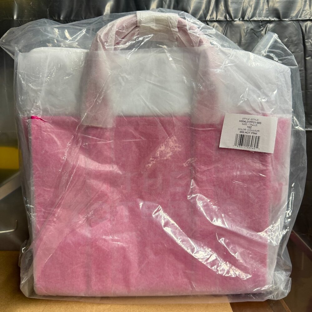 MARC JACOBS The Leather Medium Tote Bag – Hot Pink - Picture 7 of 9